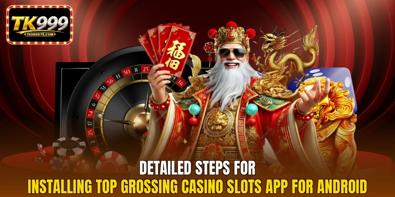 Detailed steps for installing top grossing casino slots app for Android