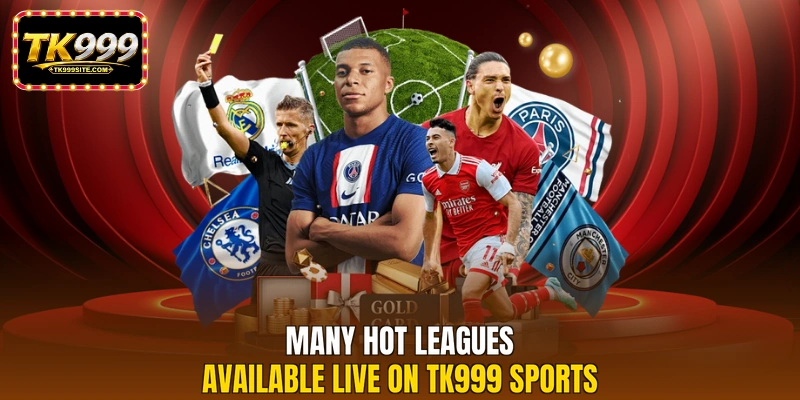 Many hot leagues available live on TK999 sports