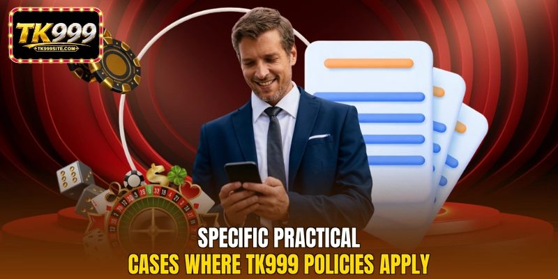 Specific practical cases where TK999 policies apply